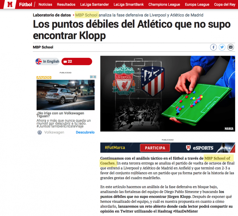 At. Madrid Press MBP School of coaches