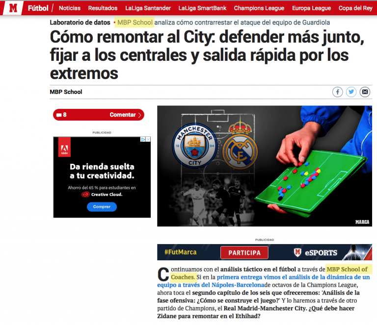 Manchester City Press MBP School of coaches