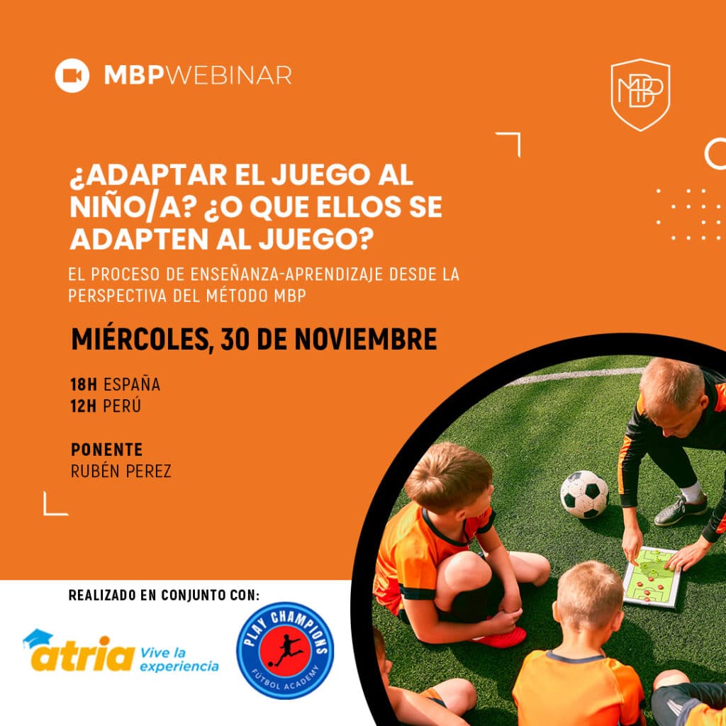 Webinar ATRIA Webinar Fútbol Formativo MBP School of coaches