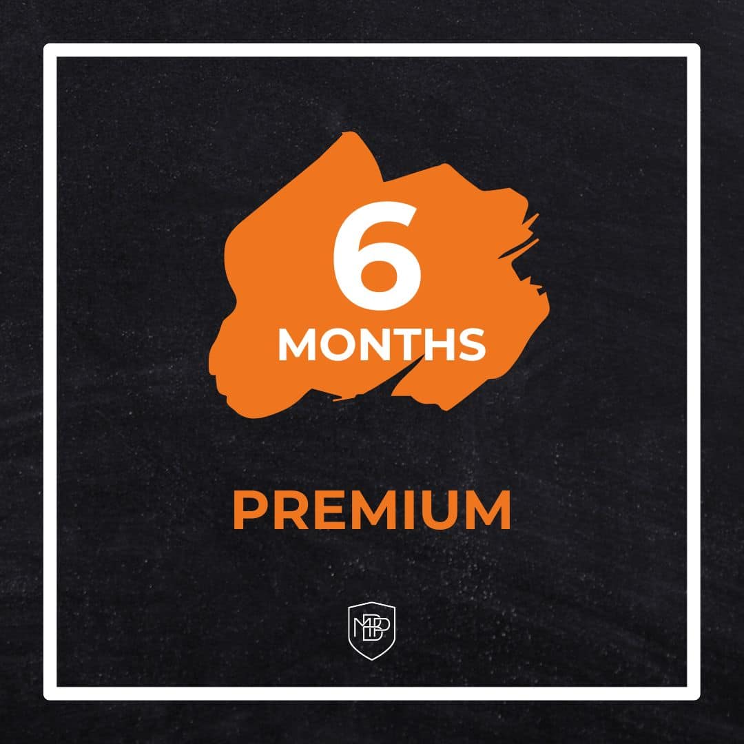 8 Premium Student Subscription - 6 months MBP School of coaches
