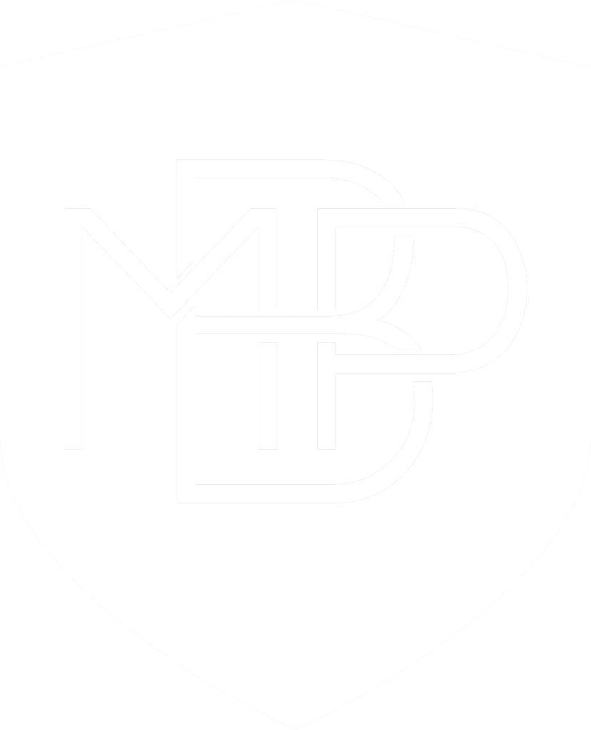 MBP LOGO SIMPLE BLANCO TRANSPARENTE MBP - FUTFEM MBP School of coaches