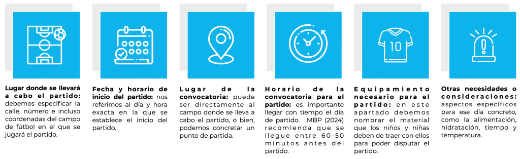 3 consejos partidos etapa formativa