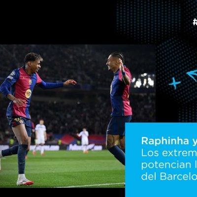 Raphinha y Lamine: Los extremos que potencian la ofensiva del Barcelona de Flick